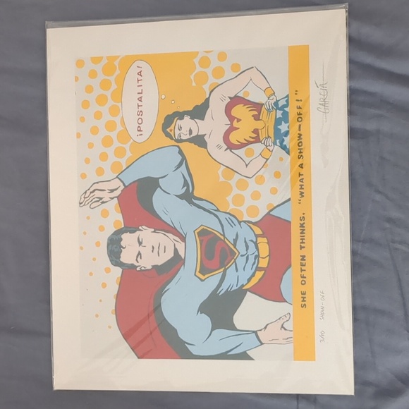 Ric Garcia "Show Off" Signed Print - Picture 1 of 4